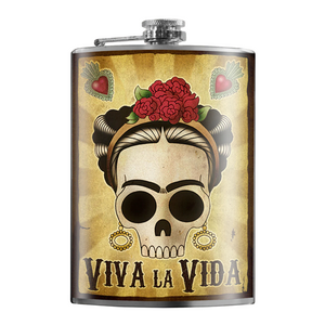 Viva La Vida Frida Kahlo Flask Viva La Vida Frida Kahlo Flask