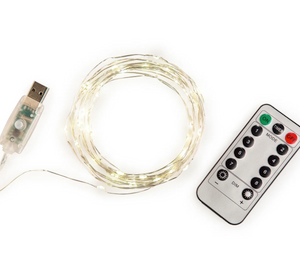 Extra Long Silver String Lights