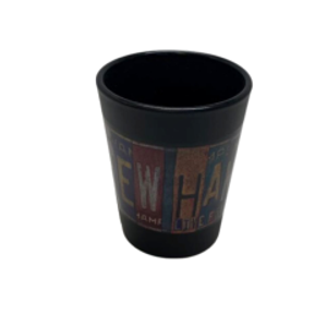 Vintage NH Plate Shot Glass Vintage NH Plate Shot Glass