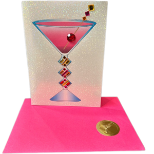 GEMMED COCKTAIL Birthday Card