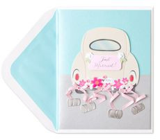 Getaway Car Wedding Card