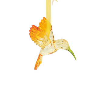 Hummingbird Ornament - Yellow Hummingbird Ornament - Yellow