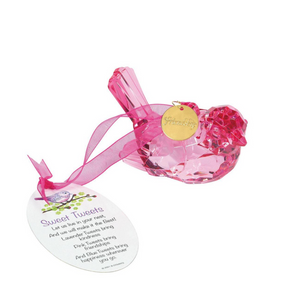 Sweet Tweets Ornament - Pink