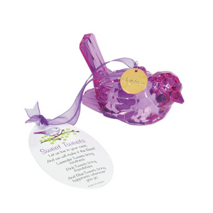 Sweet Tweets Ornament - Purple Sweet Tweets Ornament - Purple