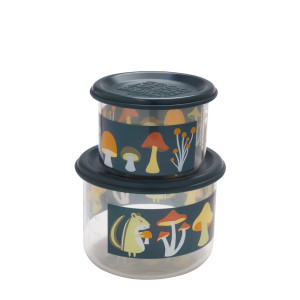 Sugarbooger Good Lunch Snack Containers - Mostly Mushrooms - Small Sugarbooger Good Lunch Snack Containers - Mostly Mushrooms - Small