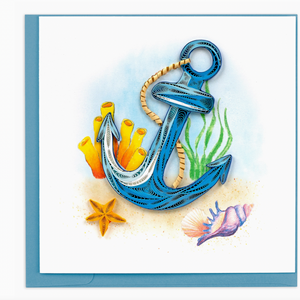 Quilled Anchor Card Quilled Anchor Card