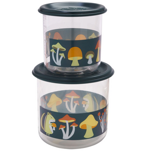 Sugarbooger Good Lunch Snack Containers - Mostly Mushrooms - Large Sugarbooger Good Lunch Snack Containers - Mostly Mushrooms - Large