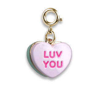 Gold Candy Heart Charm Gold Candy Heart Charm