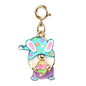 Gold Easter Gnome Charm Gold Easter Gnome Charm