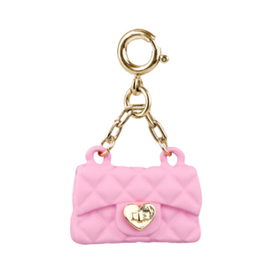 Gold Pink Purse Charm Gold Pink Purse Charm