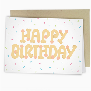 Penis Happy Birthday Card Penis Happy Birthday Card