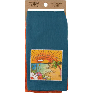 Love & A Sunset Dish Towel Set Love & A Sunset Dish Towel Set