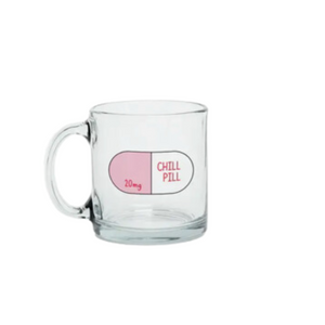 Chill Pill Glass Mug Chill Pill Glass Mug