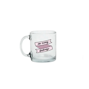 So Many Feelings Glass Mug So Many Feelings Glass Mug
