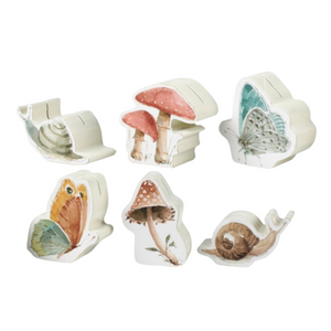 Mushrooms Place Card Holder Set Mushrooms Place Card Holder Set