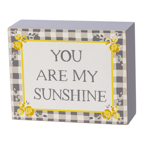 Sunshine Block Sign Sunshine Block Sign