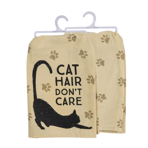 Cat Hair Don't Care Dish Towel Cat Hair Don't Care Dish Towel