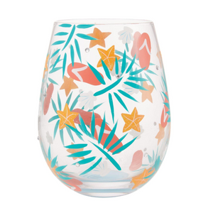 Beachful Bliss Stemless Wine Glass Beachful Bliss Stemless Wine Glass