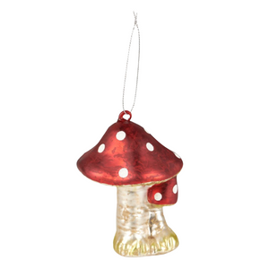 Mushroom Glass Ornament Mushroom Glass Ornament