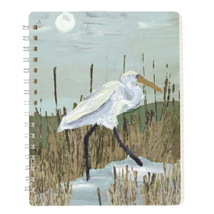 Heron Bird Spiral Notebook
