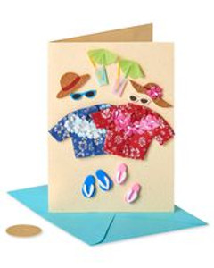 Hawaiian Couple Anniversary Card Hawaiian Couple Anniversary Card