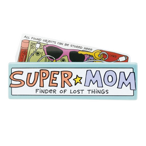 Super Mom Plaque Container Super Mom Plaque Container