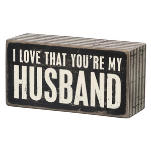 My Husband Sign