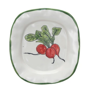 Stoneware Plate - Radish Stoneware Plate - Radish