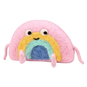 Rainbow Felt Critter Ornament Rainbow Felt Critter Ornament