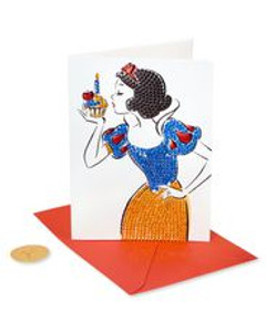 Snow White with Cupcake Birthday Card Snow White with Cupcake Birthday Card