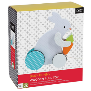 Busy Bunny Wooden Pull Toy Busy Bunny Wooden Pull Toy