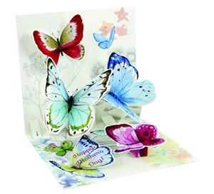 Butterflies Of Spring - Mother's Day Card Butterflies Of Spring - Mother's Day Card