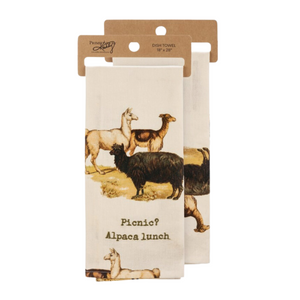 Alpaca Lunch Dish Towel