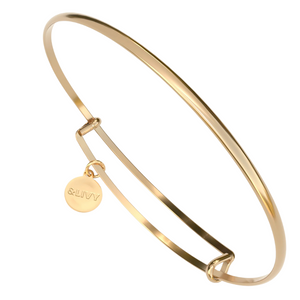 Dome Expandable Bangle - Platinum Gold Dome Expandable Bangle - Platinum Gold