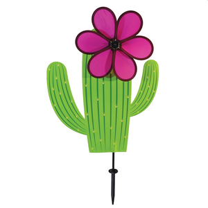 Cactus with Pink Flower Spinner Cactus with Pink Flower Spinner