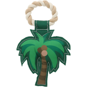 Canvas & Rope Dog Toy : Coconuts Canvas & Rope Dog Toy : Coconuts