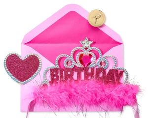 Birthday Princess Crown Greeting Card