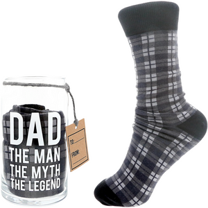 Beer Glass & Sock Set - The Legend Beer Glass & Sock Set - The Legend
