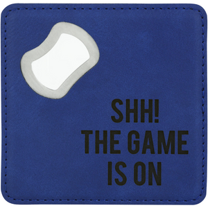Coaster & Bottle Opener : Game Is On Coaster & Bottle Opener : Game Is On