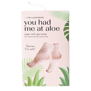 Aloe Spa Socks - Pink Aloe Spa Socks - Pink