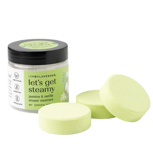 Let's Get Steamy Shower Bombs - Jasmine & Vanilla Let's Get Steamy Shower Bombs - Jasmine & Vanilla