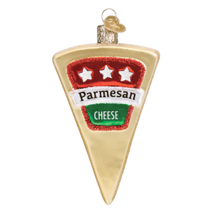 Parmesan Cheese Glass Ornament Parmesan Cheese Glass Ornament