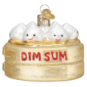 Dim Sum Glass Ornament