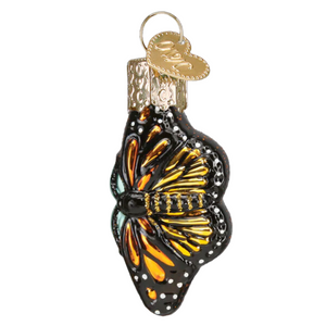 Mini Monarch Butterfly Glass Ornament Mini Monarch Butterfly Glass Ornament