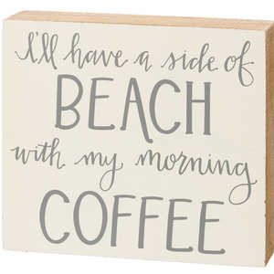 Side Of Beach Box Sign Side Of Beach Box Sign
