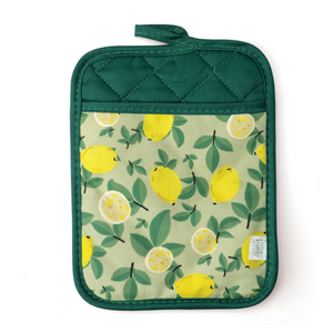 Silicone Pot Holder - Lemon Basil Silicone Pot Holder - Lemon Basil