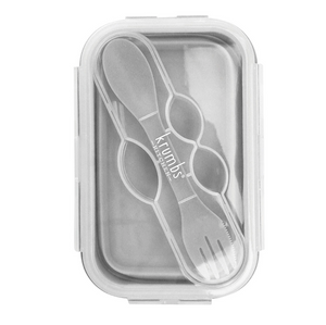 Grey Silicone Lunch Container