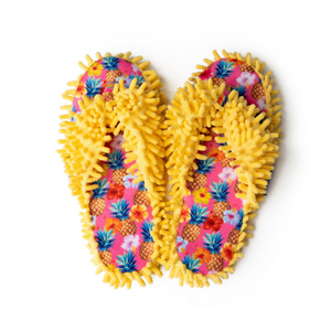 Yellow Pineapple House Slippers