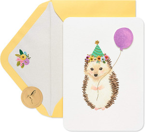 Hedgehog Birthday Card Hedgehog Birthday Card