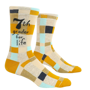 Men's Sock 7th Grader for Life